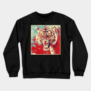 Tiger Pop art 3 Crewneck Sweatshirt